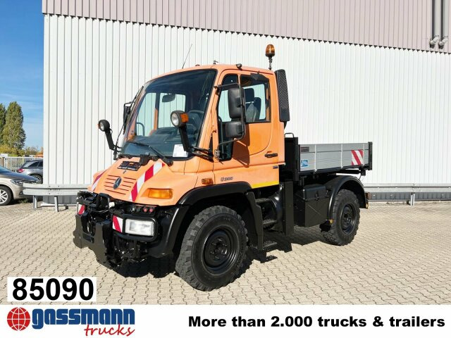 Unimog U 300 4x4, Kipper, Kommunalhydraulik, - Камион со платформа, Комунално/ Специјално возило: слика 1 Unimog U 300 4x4, Kipper, Kommunalhydraulik, - Камион со платформа, Комунално/ Специјално возило: слика 1