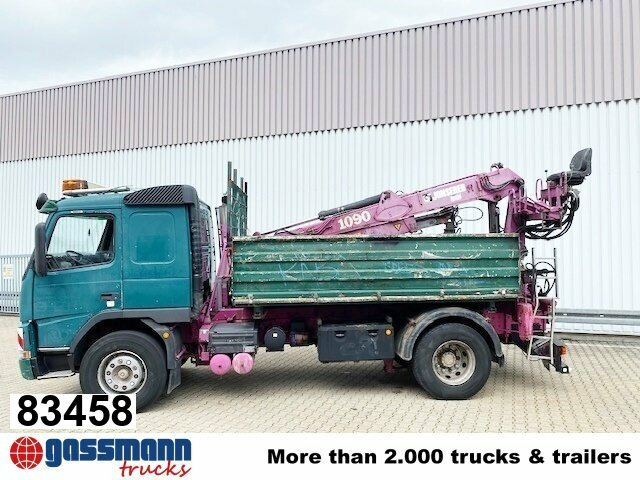 Volvo FM12-420 4x2 mit Heckkran Jonsered 1090, - Кипер, Камион со кран: слика 1 Volvo FM12-420 4x2 mit Heckkran Jonsered 1090, - Кипер, Камион со кран: слика 1