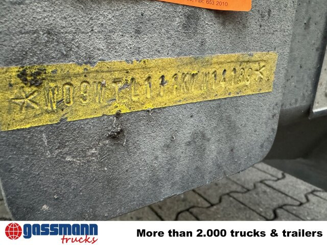 WEKA ZAA-WA-7.75-1X10, Verzinkt - Транспортер на контејнер/ Приколка со променливо тело: слика 2 WEKA ZAA-WA-7.75-1X10, Verzinkt - Транспортер на контејнер/ Приколка со променливо тело: слика 2