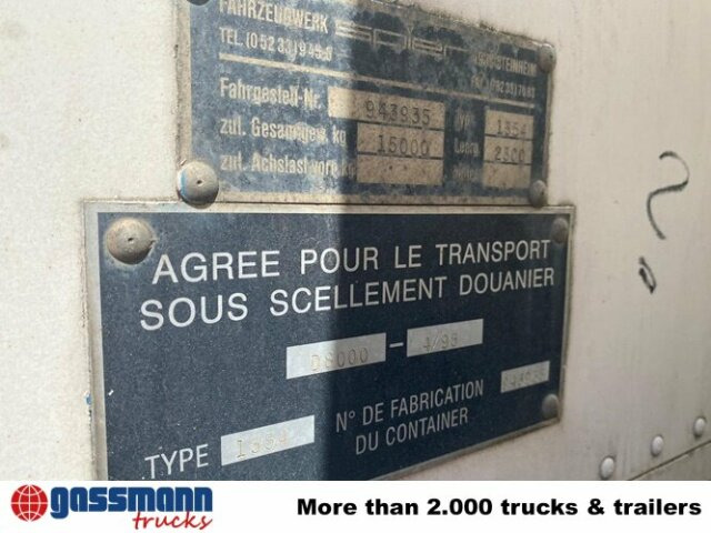 Wechselbrücke Koffer, Ex-Fahrschule - Заменски сандак/ Кутија: слика 5 Wechselbrücke Koffer, Ex-Fahrschule - Заменски сандак/ Кутија: слика 5