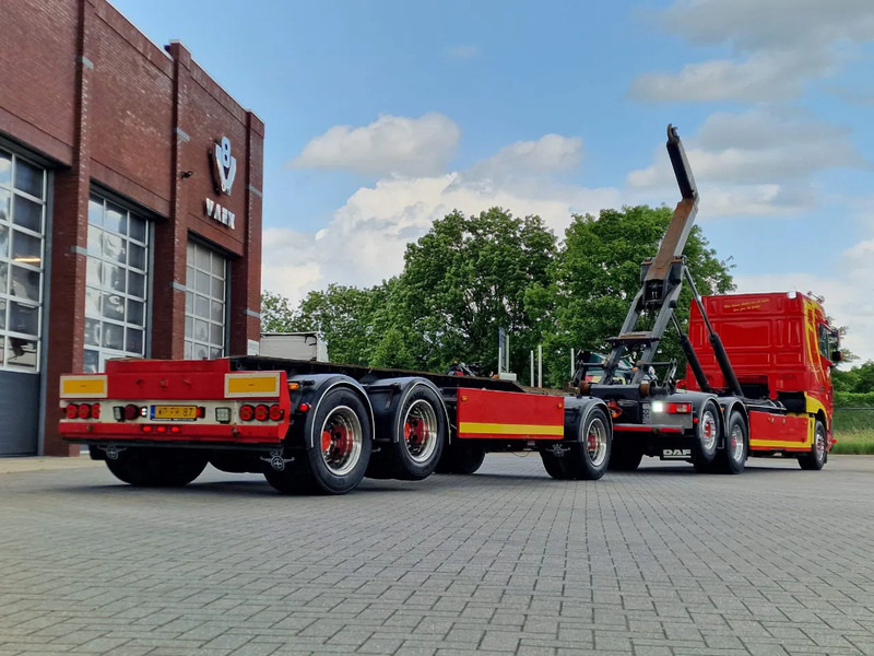 Камион со кабелски систем DAF XF 440 SpaceCab 6x2*4 - VDL Hooklift 21T + GS Meppel trailer 2004: слика 8