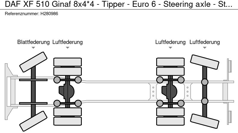 Лизинг на DAF XF 510 Ginaf 8x4*4 - Tipper - Euro 6 - Steering axle - Steel front suspension DAF XF 510 Ginaf 8x4*4 - Tipper - Euro 6 - Steering axle - Steel front suspension: слика 14 Лизинг на DAF XF 510 Ginaf 8x4*4 - Tipper - Euro 6 - Steering axle - Steel front suspension DAF XF 510 Ginaf 8x4*4 - Tipper - Euro 6 - Steering axle - Steel front suspension: слика 14