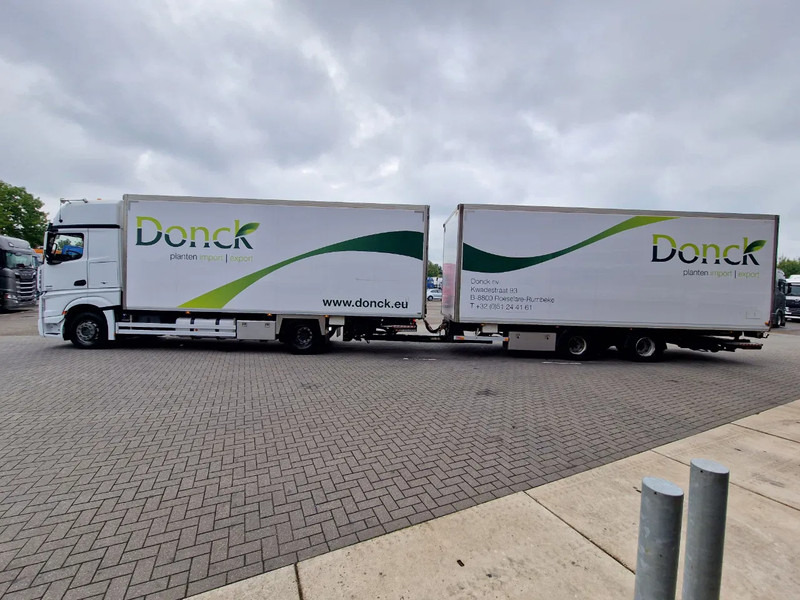 Mercedes-Benz Actros 1942 4x2 - Box with Loadlift - Full air + Pacton Trailer Loadlift - Heating system - Камион сандучар: слика 4 Mercedes-Benz Actros 1942 4x2 - Box with Loadlift - Full air + Pacton Trailer Loadlift - Heating system - Камион сандучар: слика 4