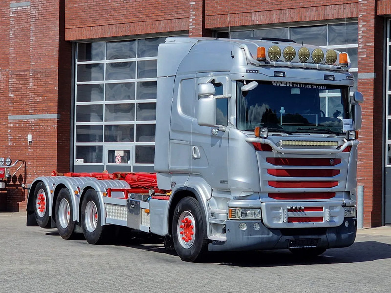 Scania R490 8x4*4 - HIAB XR24SL58 24T hooklift - Euro 6 - Full air - Steering axle - Камион со кука за подигање: слика 3 Scania R490 8x4*4 - HIAB XR24SL58 24T hooklift - Euro 6 - Full air - Steering axle - Камион со кука за подигање: слика 3