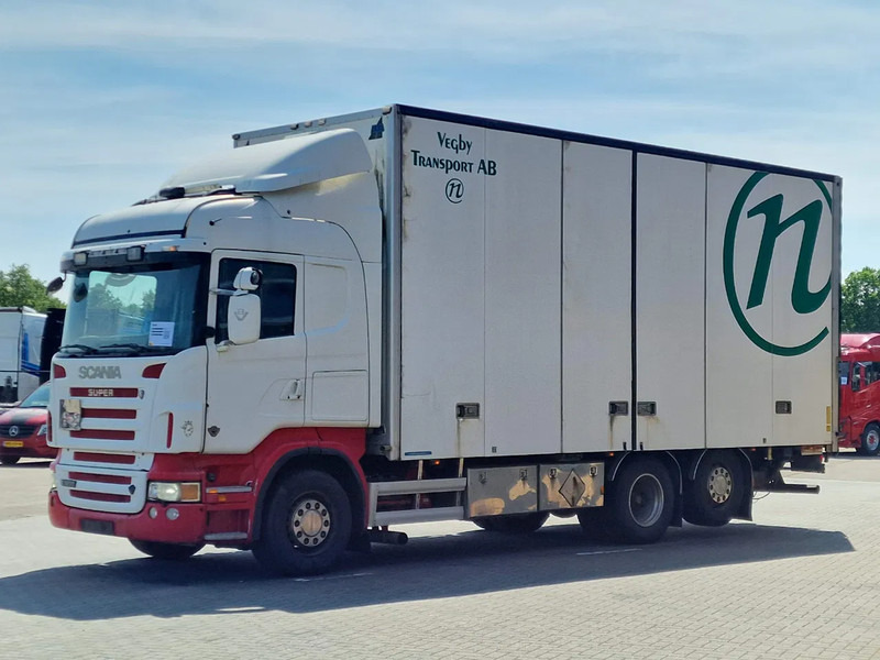 Scania R500 V8 Highline 6x2*4 - Box with side doors - Loadlift - Manual gearbox with retarder - Full air - Steering axle - Камион сандучар: слика 3 Scania R500 V8 Highline 6x2*4 - Box with side doors - Loadlift - Manual gearbox with retarder - Full air - Steering axle - Камион сандучар: слика 3
