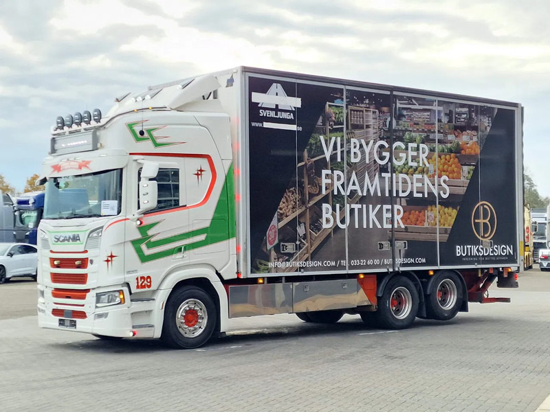 Scania R580 V8 NGS Highline 6x2 - Box with sidedoors - Loadlift - Retarder - Full air - 475 wb - Камион сандучар: слика 3 Scania R580 V8 NGS Highline 6x2 - Box with sidedoors - Loadlift - Retarder - Full air - 475 wb - Камион сандучар: слика 3