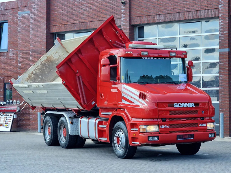 Scania T124-420 6x4 - Tipper - Retarder - Full steel - HUB Reduction - Manual gearbox - Кипер: слика 2 Scania T124-420 6x4 - Tipper - Retarder - Full steel - HUB Reduction - Manual gearbox - Кипер: слика 2