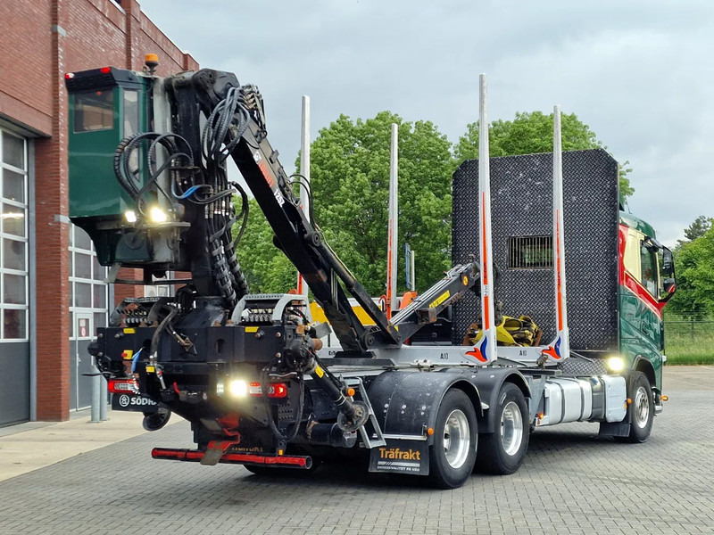 Камион за дрва, Камион со кран Volvo FH 13.540 6x4 - HIAB / Loglift F125Z 80 Crane - Krane - Grua year 2019: слика 9