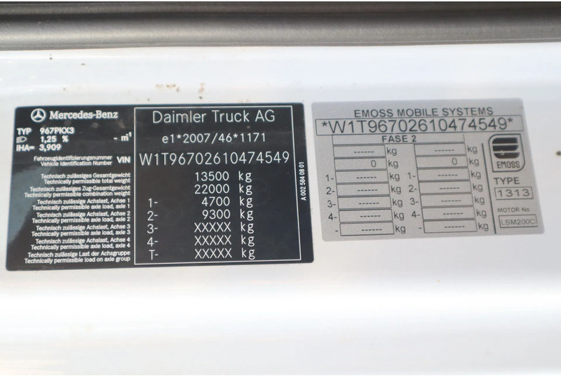 Камион за ѓубре EMOSS ATEGO 1313 | FULL ELECTRIC | GEESINK | EXCELLENT CONDITION: слика 20 Камион за ѓубре EMOSS ATEGO 1313 | FULL ELECTRIC | GEESINK | EXCELLENT CONDITION: слика 20