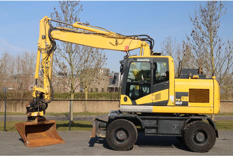 Komatsu PW160-11 | ENGCON TILTROTATOR | BUCKET | TRAILER HYDR. - Багер на тркала: слика 1 Komatsu PW160-11 | ENGCON TILTROTATOR | BUCKET | TRAILER HYDR. - Багер на тркала: слика 1