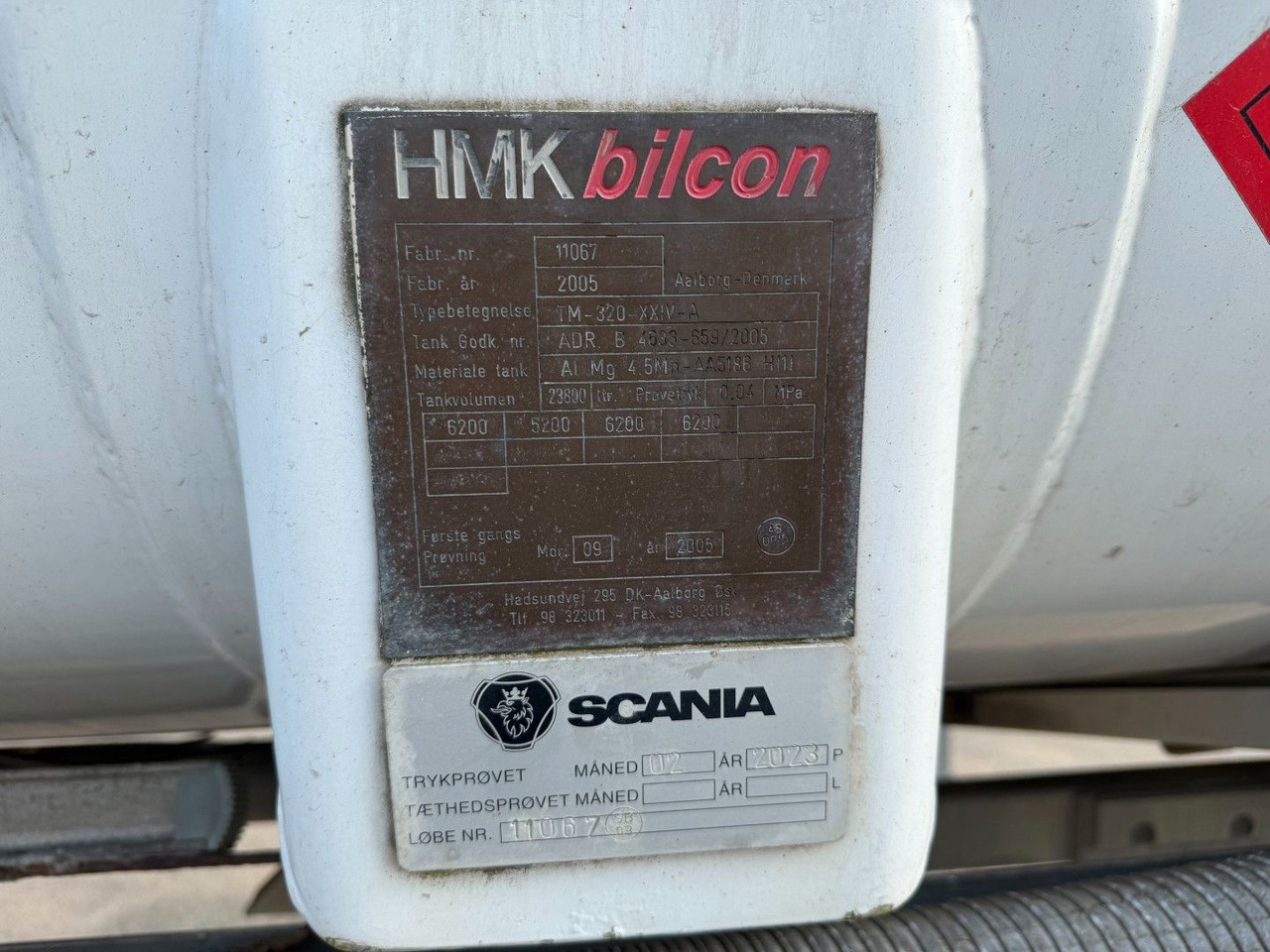 HMK Bilcon 23.800 L ADR Tank - Камион цистерна: слика 5 HMK Bilcon 23.800 L ADR Tank - Камион цистерна: слика 5