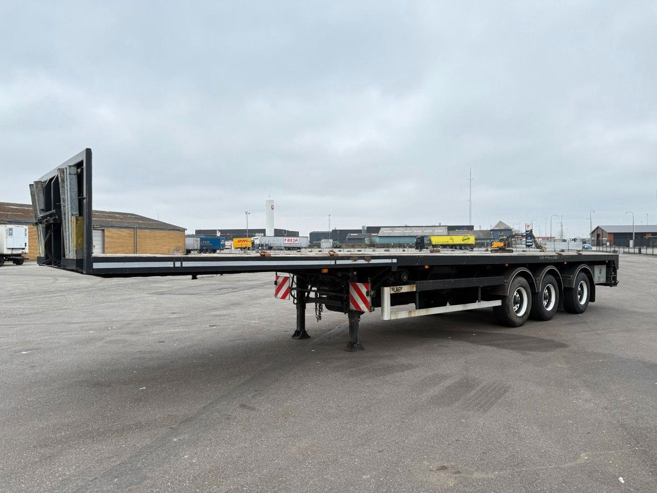 Lag 3 axle 7 m. Extendable / Last Axle Steering - Полуприколка платформа: слика 1 Lag 3 axle 7 m. Extendable / Last Axle Steering - Полуприколка платформа: слика 1
