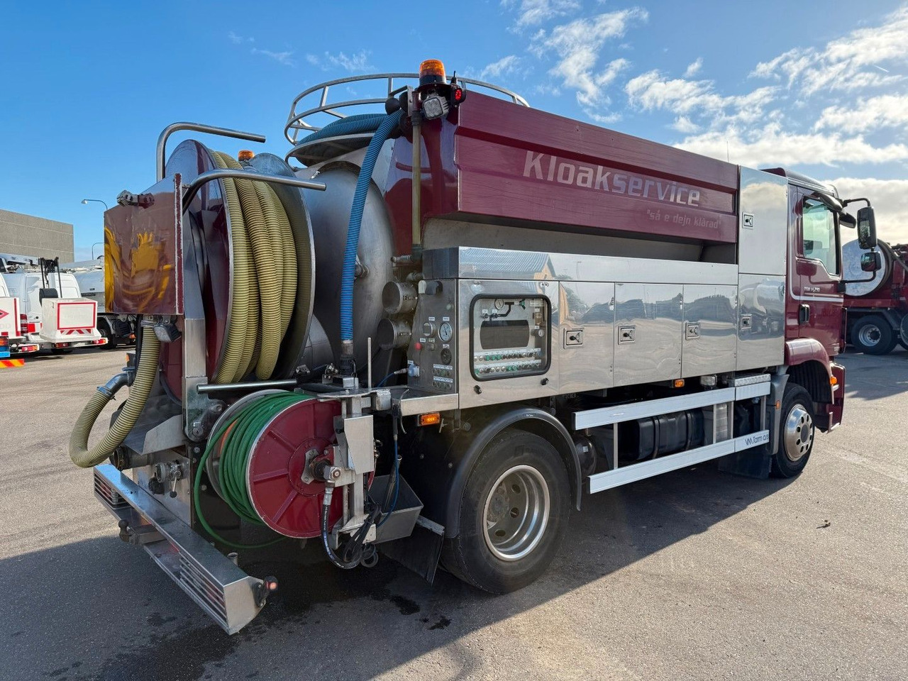 MAN TGM 14.250 VM-Tarm Stainless Steel 4000 l. Kombi - Вакуумски камион: слика 3 MAN TGM 14.250 VM-Tarm Stainless Steel 4000 l. Kombi - Вакуумски камион: слика 3