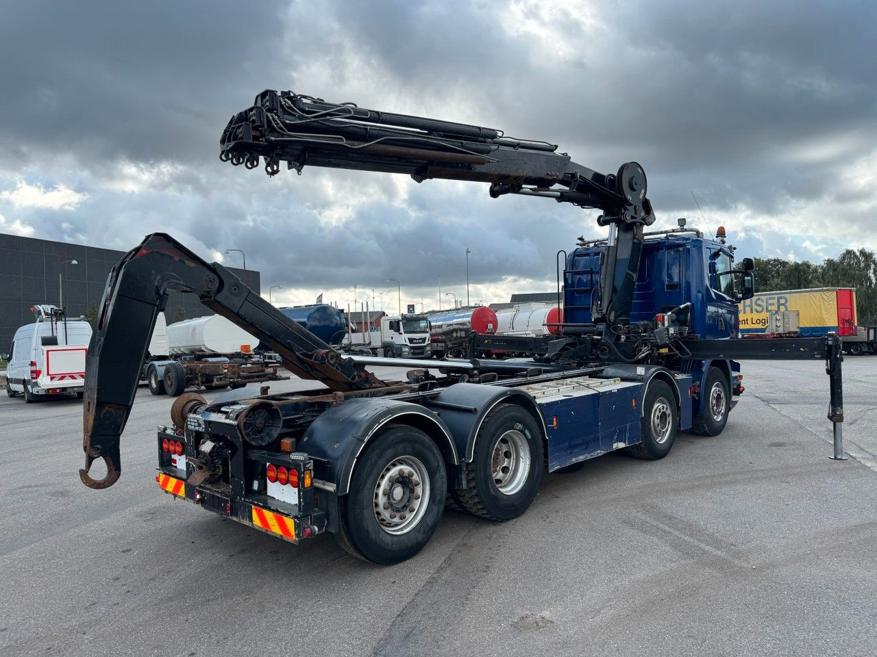 Scania G480 8x2*6 Hakenlift / Hiab 244 EP-5 Hipro - Камион со кран: слика 3 Scania G480 8x2*6 Hakenlift / Hiab 244 EP-5 Hipro - Камион со кран: слика 3