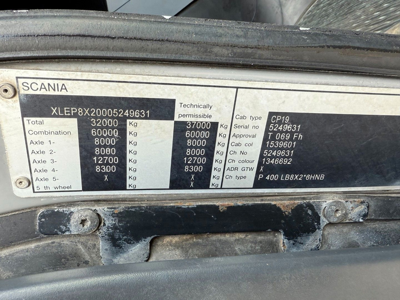 Камион цистерна Scania P400 8x2*6 HMK Bilcon 24.000 l. ADR Euro 5: слика 18