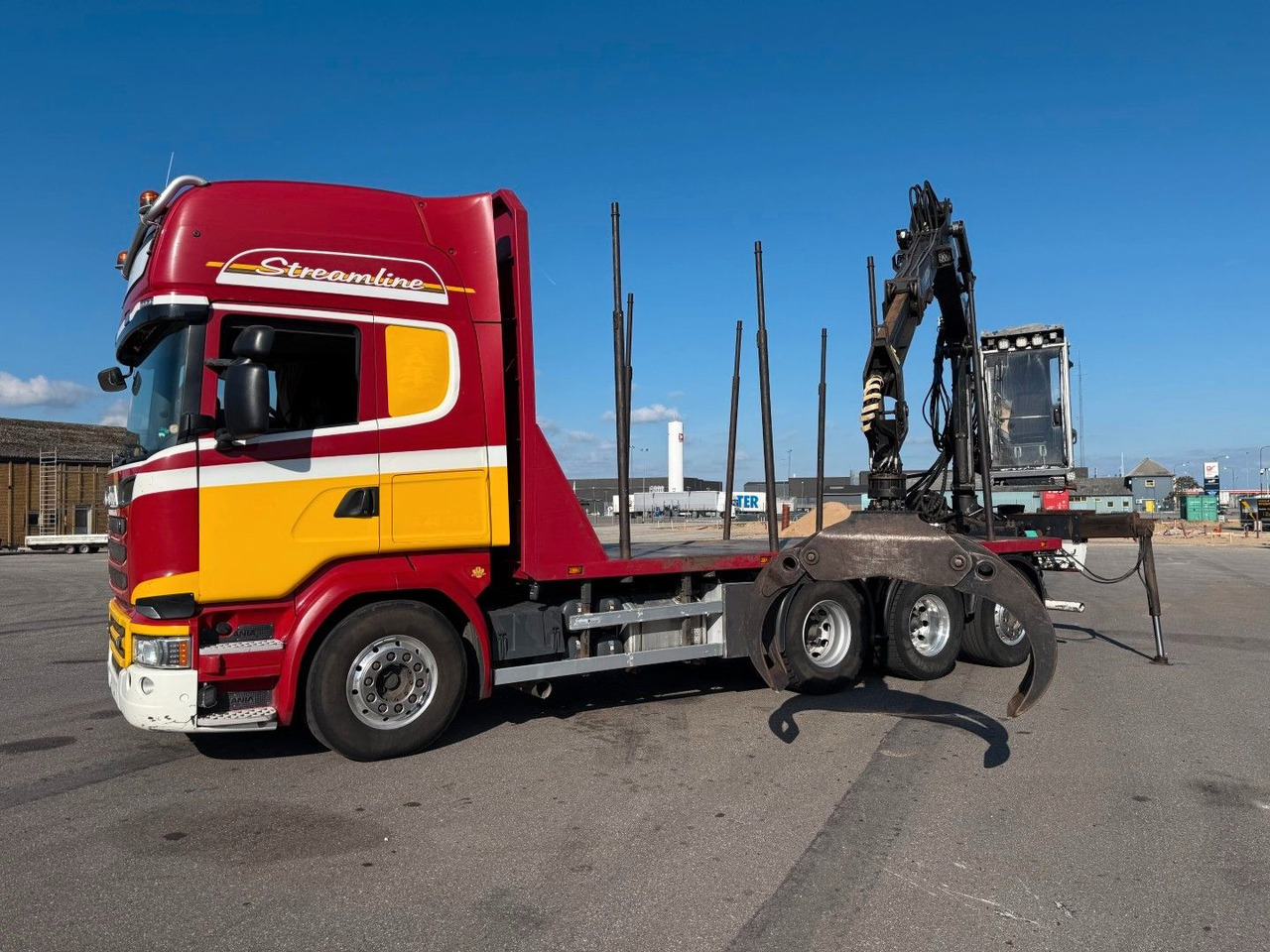 Scania R580 V8 8x4*4 Crane Kesla 21127 / Woodtransport - Камион со кран: слика 1 Scania R580 V8 8x4*4 Crane Kesla 21127 / Woodtransport - Камион со кран: слика 1