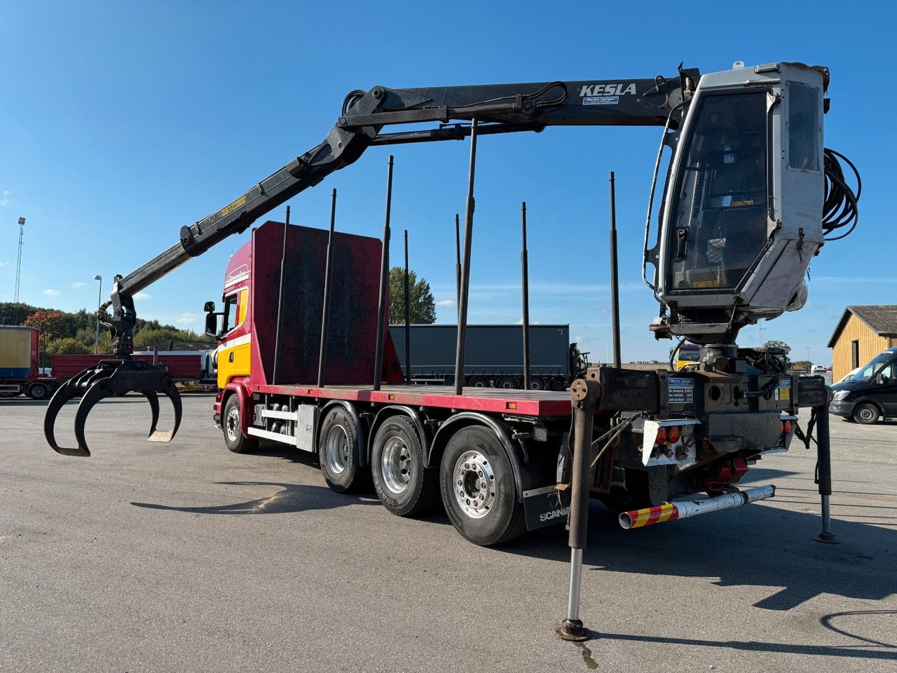Scania R580 V8 8x4*4 Crane Kesla 21127 / Woodtransport - Камион со кран: слика 4 Scania R580 V8 8x4*4 Crane Kesla 21127 / Woodtransport - Камион со кран: слика 4