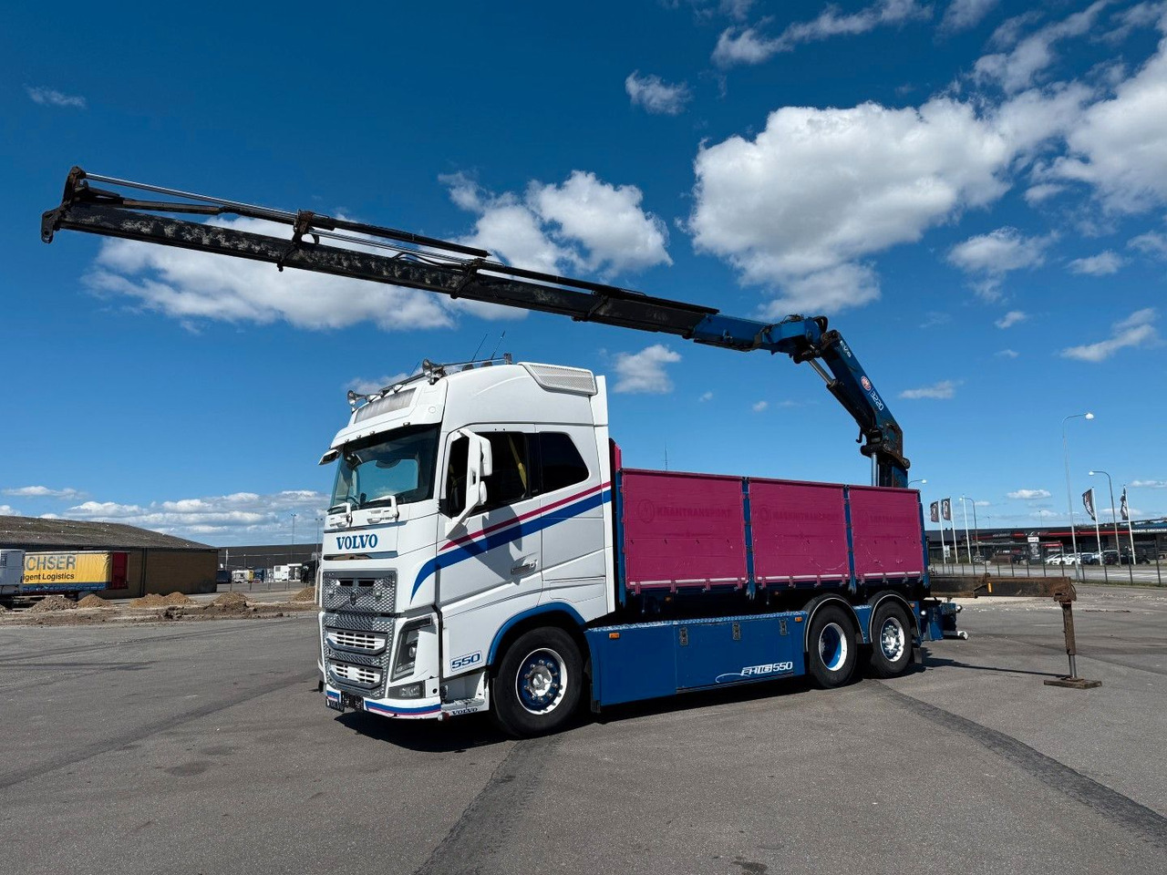 Volvo FH 16.550 6x2*4 / Crane HMF 3220K4 Euro 6 - Камион со кран: слика 1 Volvo FH 16.550 6x2*4 / Crane HMF 3220K4 Euro 6 - Камион со кран: слика 1