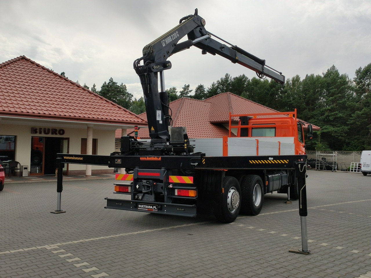 DAF CF 85.380 6x2 Oś Skrętna Skrzynia HDS HIAB 220C + Pilot - Камион со платформа, Камион со кран: слика 5 DAF CF 85.380 6x2 Oś Skrętna Skrzynia HDS HIAB 220C + Pilot - Камион со платформа, Камион со кран: слика 5
