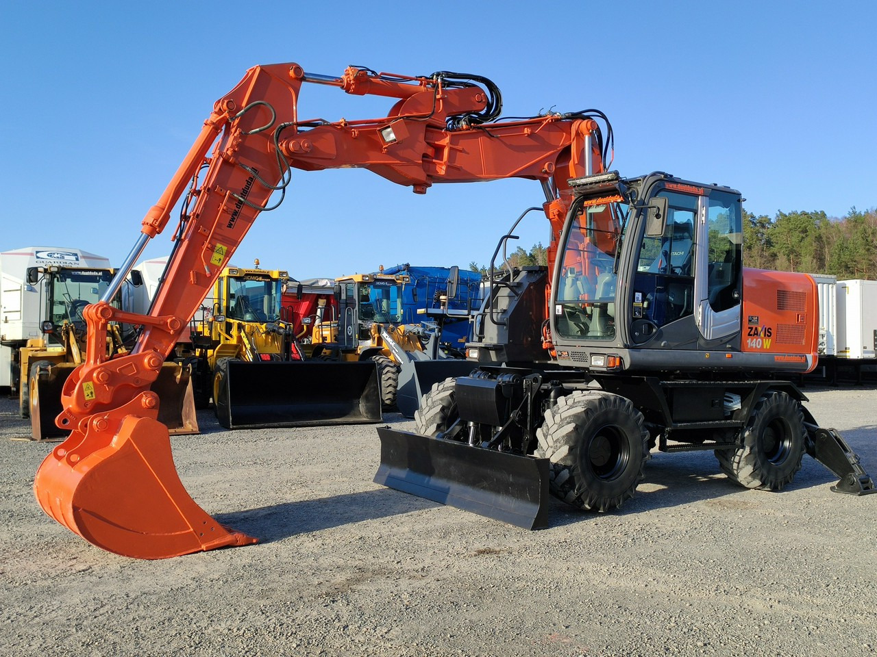 Hitachi ZX140 Koparka Kołowa - Багер на тркала: слика 1 Hitachi ZX140 Koparka Kołowa - Багер на тркала: слика 1