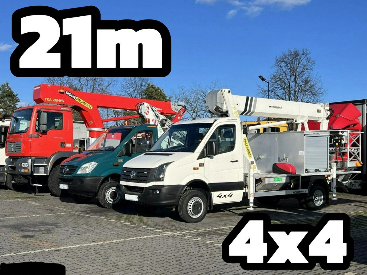 Iveco Volkswagen Crafter 4x4 Zwyżka 21m Palfinger P210BK JIP-Ogon udt - Камион со подигачка кошница: слика 1 Iveco Volkswagen Crafter 4x4 Zwyżka 21m Palfinger P210BK JIP-Ogon udt - Камион со подигачка кошница: слика 1