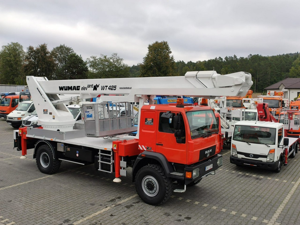 MAN 18.284 4x4 Zwyżka WUMAG WT 425 Podnośnik Koszowy - Камион со подигачка кошница: слика 1 MAN 18.284 4x4 Zwyżka WUMAG WT 425 Podnośnik Koszowy - Камион со подигачка кошница: слика 1