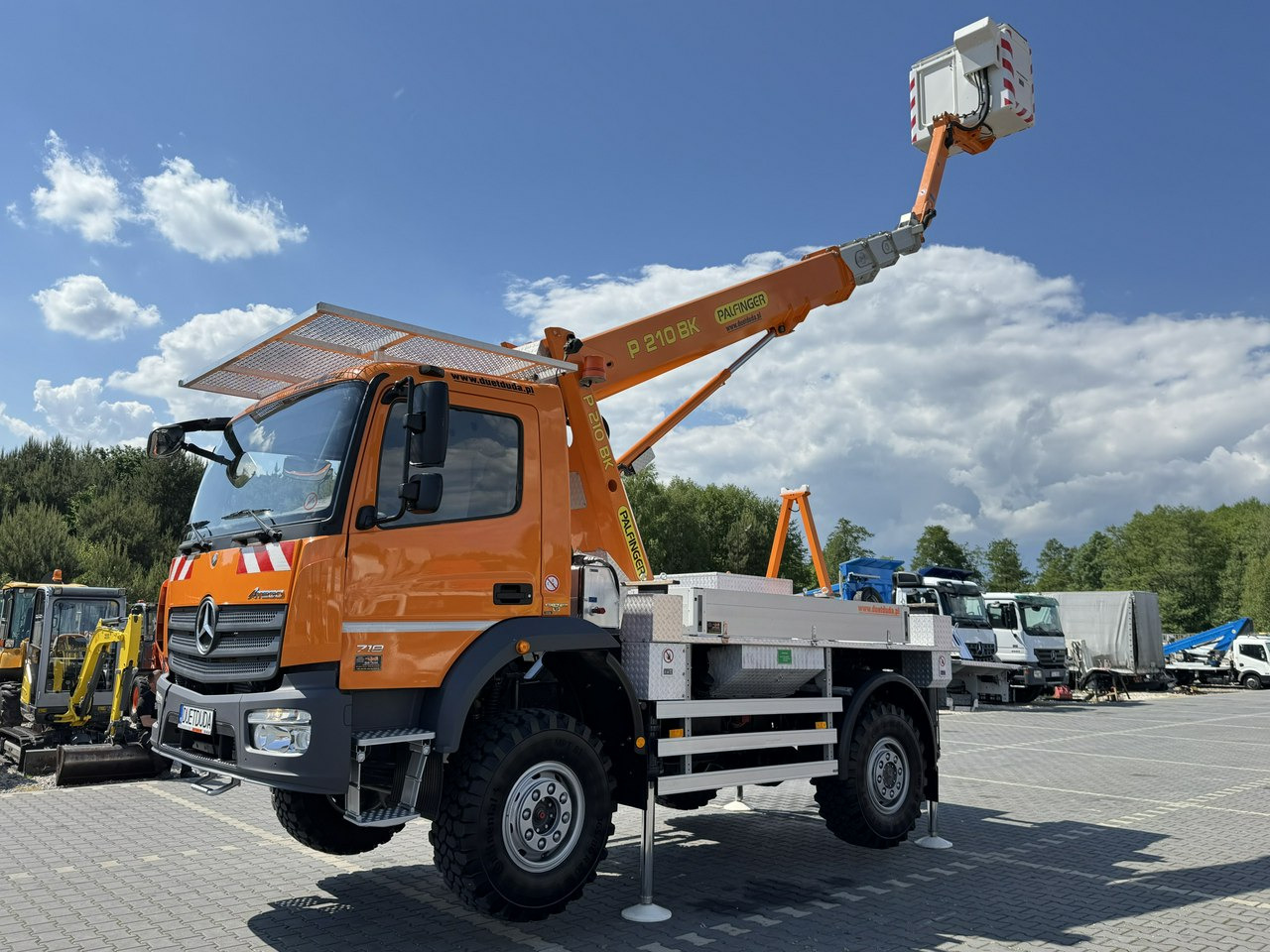 Mercedes Atego 718 E6 4x4 Zwyżka PALFINGER P210 BK Podnośnik Koszowy - Камион со подигачка кошница: слика 3 Mercedes Atego 718 E6 4x4 Zwyżka PALFINGER P210 BK Podnośnik Koszowy - Камион со подигачка кошница: слика 3