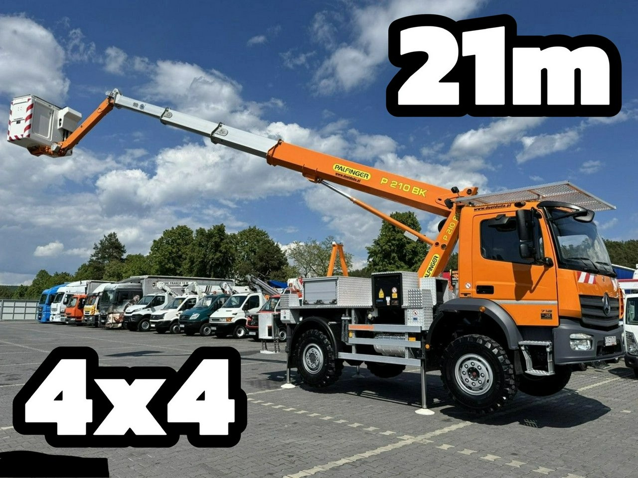 Mercedes Atego 718 E6 4x4 Zwyżka PALFINGER P210 BK Podnośnik Koszowy - Камион со подигачка кошница: слика 1 Mercedes Atego 718 E6 4x4 Zwyżka PALFINGER P210 BK Podnośnik Koszowy - Камион со подигачка кошница: слика 1