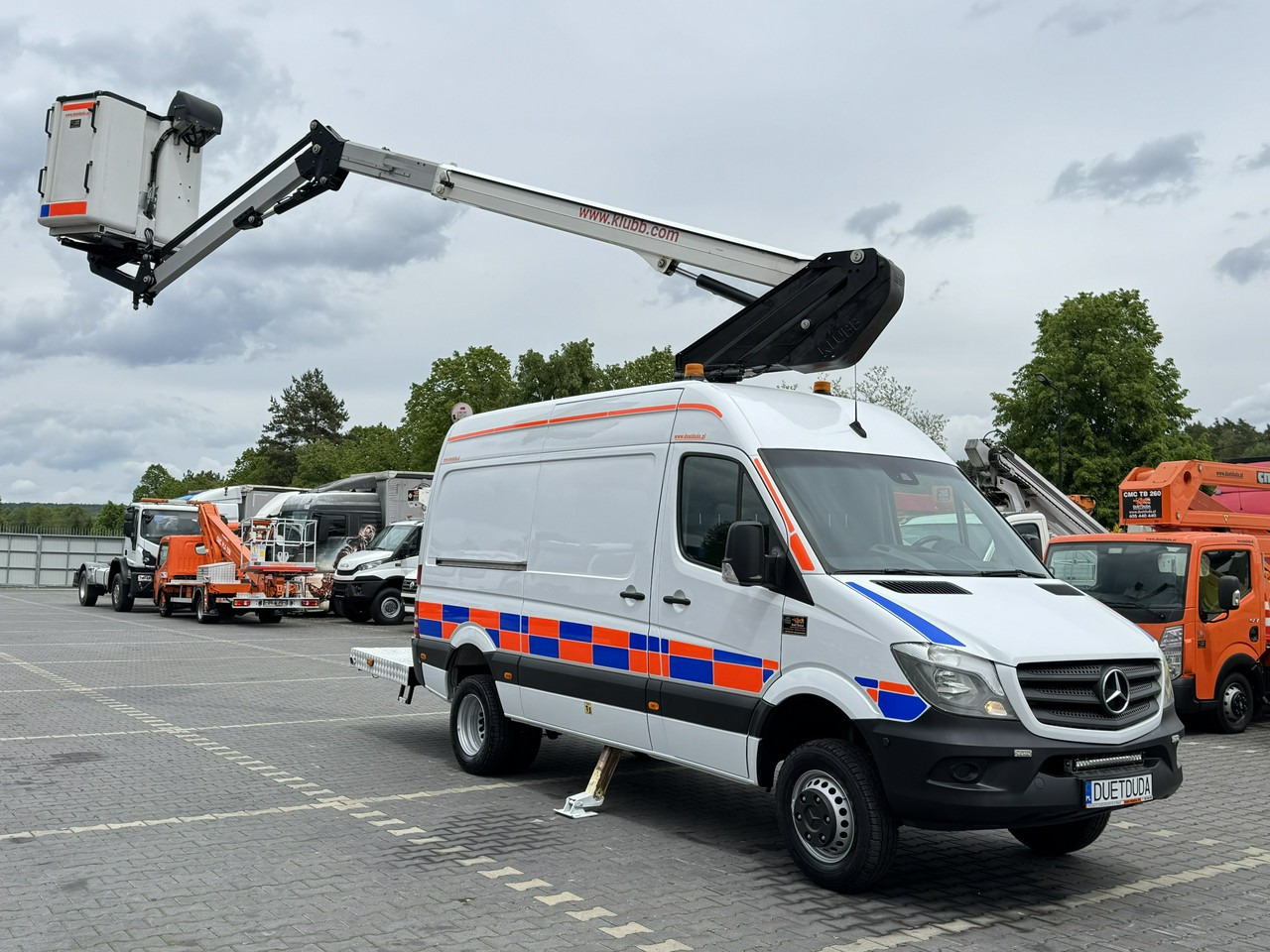 Mercedes Sprinter Zwyżka Podnośnik Koszowy KLUBB K42P UDT WUMAG GSR - Камион со подигачка кошница: слика 3 Mercedes Sprinter Zwyżka Podnośnik Koszowy KLUBB K42P UDT WUMAG GSR - Камион со подигачка кошница: слика 3