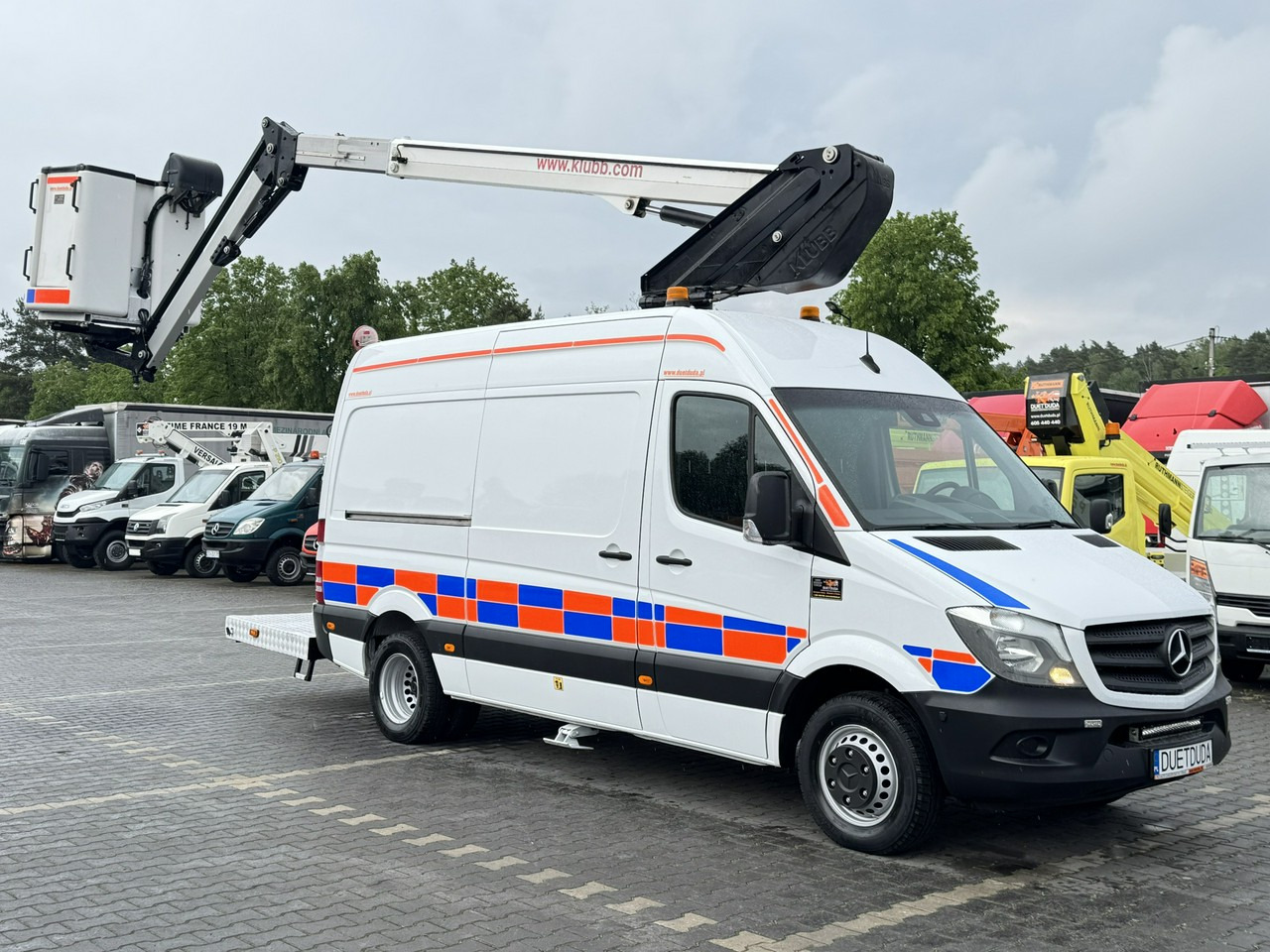 Mercedes Sprinter Zwyżka Podnośnik Koszowy KLUBB K42P UDT WUMAG GSR - Камион со подигачка кошница: слика 1 Mercedes Sprinter Zwyżka Podnośnik Koszowy KLUBB K42P UDT WUMAG GSR - Камион со подигачка кошница: слика 1