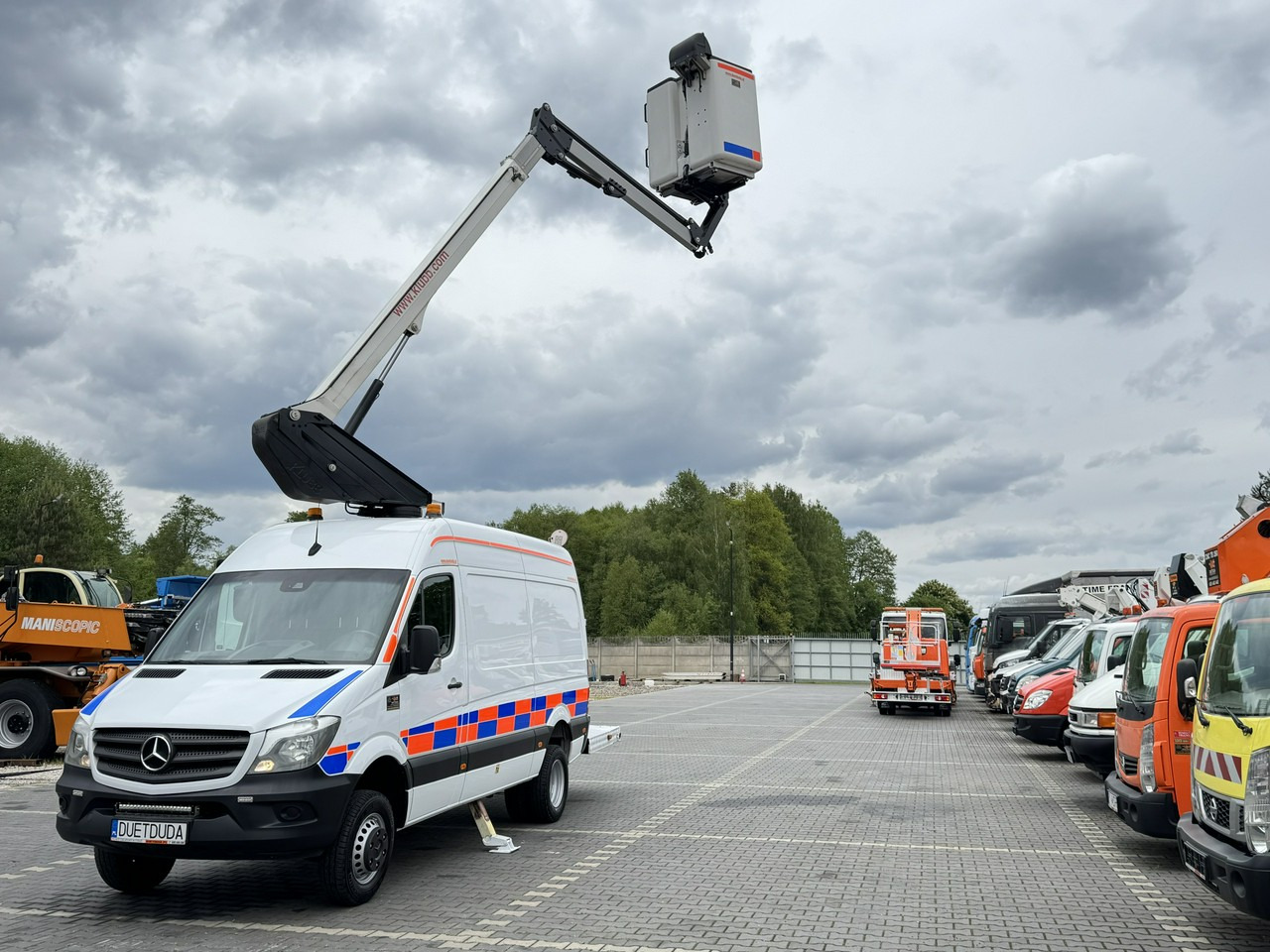 Mercedes Sprinter Zwyżka Podnośnik Koszowy KLUBB K42P UDT WUMAG GSR - Камион со подигачка кошница: слика 2 Mercedes Sprinter Zwyżka Podnośnik Koszowy KLUBB K42P UDT WUMAG GSR - Камион со подигачка кошница: слика 2