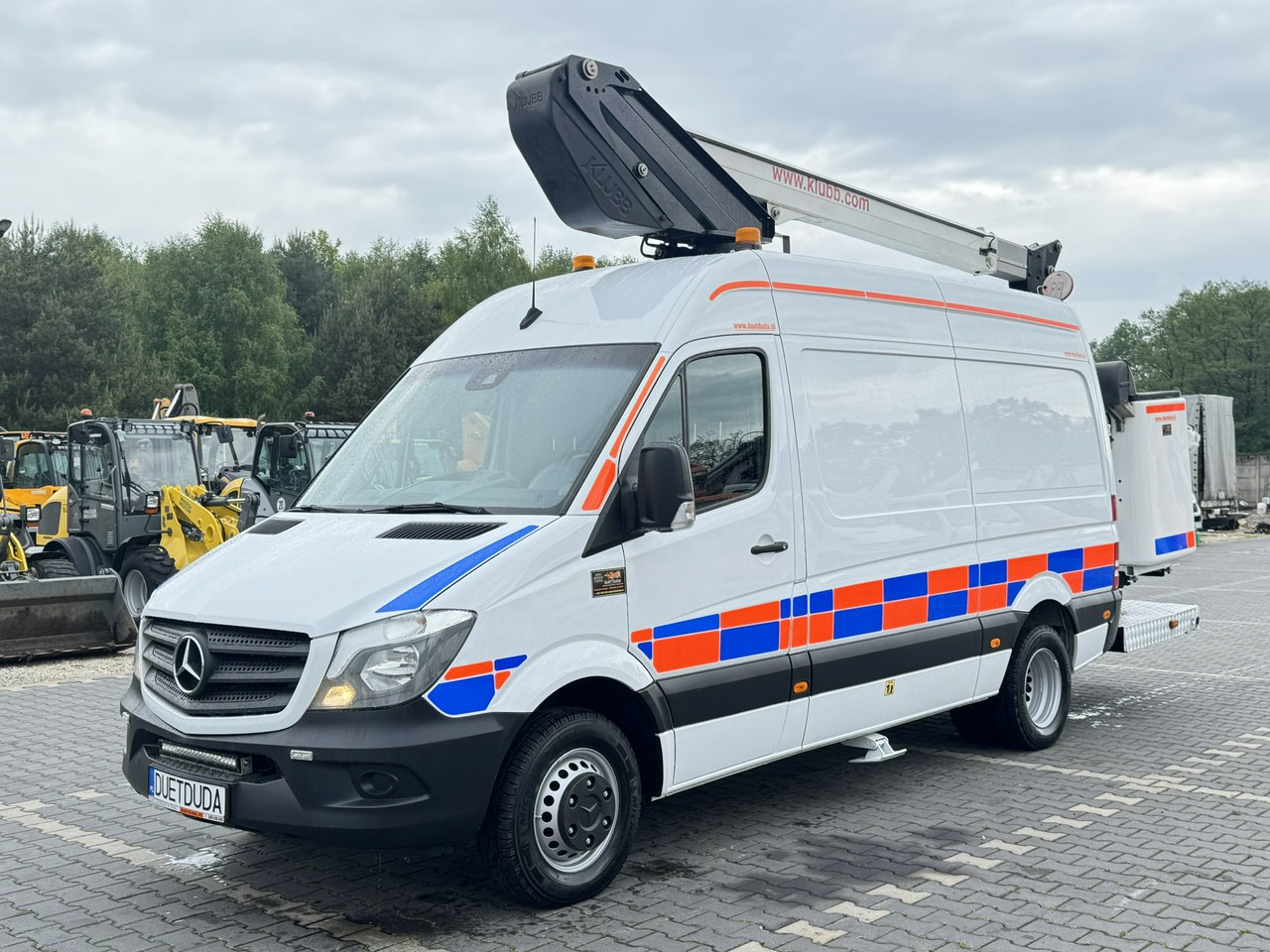 Mercedes Sprinter Zwyżka Podnośnik Koszowy KLUBB K42P UDT WUMAG GSR - Камион со подигачка кошница: слика 2 Mercedes Sprinter Zwyżka Podnośnik Koszowy KLUBB K42P UDT WUMAG GSR - Камион со подигачка кошница: слика 2