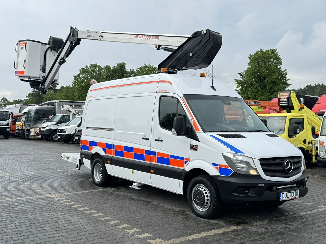 Mercedes Sprinter Zwyżka Podnośnik Koszowy KLUBB K42P UDT WUMAG GSR - Камион со подигачка кошница: слика 5 Mercedes Sprinter Zwyżka Podnośnik Koszowy KLUBB K42P UDT WUMAG GSR - Камион со подигачка кошница: слика 5