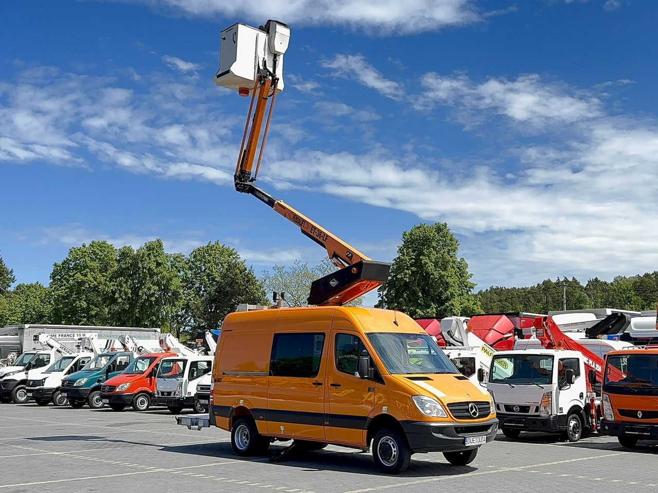 Mercedes Sprinter Zwyżka Podnośnik Koszowy VERSALIFT KLUBB ET-36-LF UDT - Камион со подигачка кошница: слика 1 Mercedes Sprinter Zwyżka Podnośnik Koszowy VERSALIFT KLUBB ET-36-LF UDT - Камион со подигачка кошница: слика 1