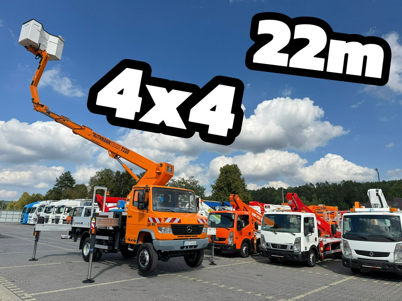 Mercedes Vario 814 D 4x4 Zwyżka RUTHMANN STEIGER T220 Podnośnik Koszowy - Камион со подигачка кошница: слика 2 Mercedes Vario 814 D 4x4 Zwyżka RUTHMANN STEIGER T220 Podnośnik Koszowy - Камион со подигачка кошница: слика 2