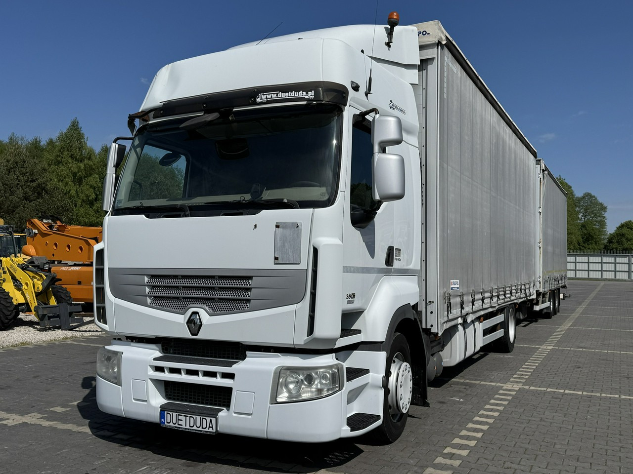 Renault Premium 380 DXi Euro 5 Firana 19 Palet Dach Zsuwany 18ton DMC - Камион со церада: слика 3 Renault Premium 380 DXi Euro 5 Firana 19 Palet Dach Zsuwany 18ton DMC - Камион со церада: слика 3