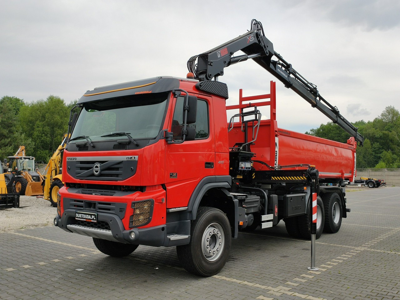 Volvo FMX 410 6x4 13L HDS Radiowy Hydroburta - Кипер, Камион со кран: слика 1 Volvo FMX 410 6x4 13L HDS Radiowy Hydroburta - Кипер, Камион со кран: слика 1