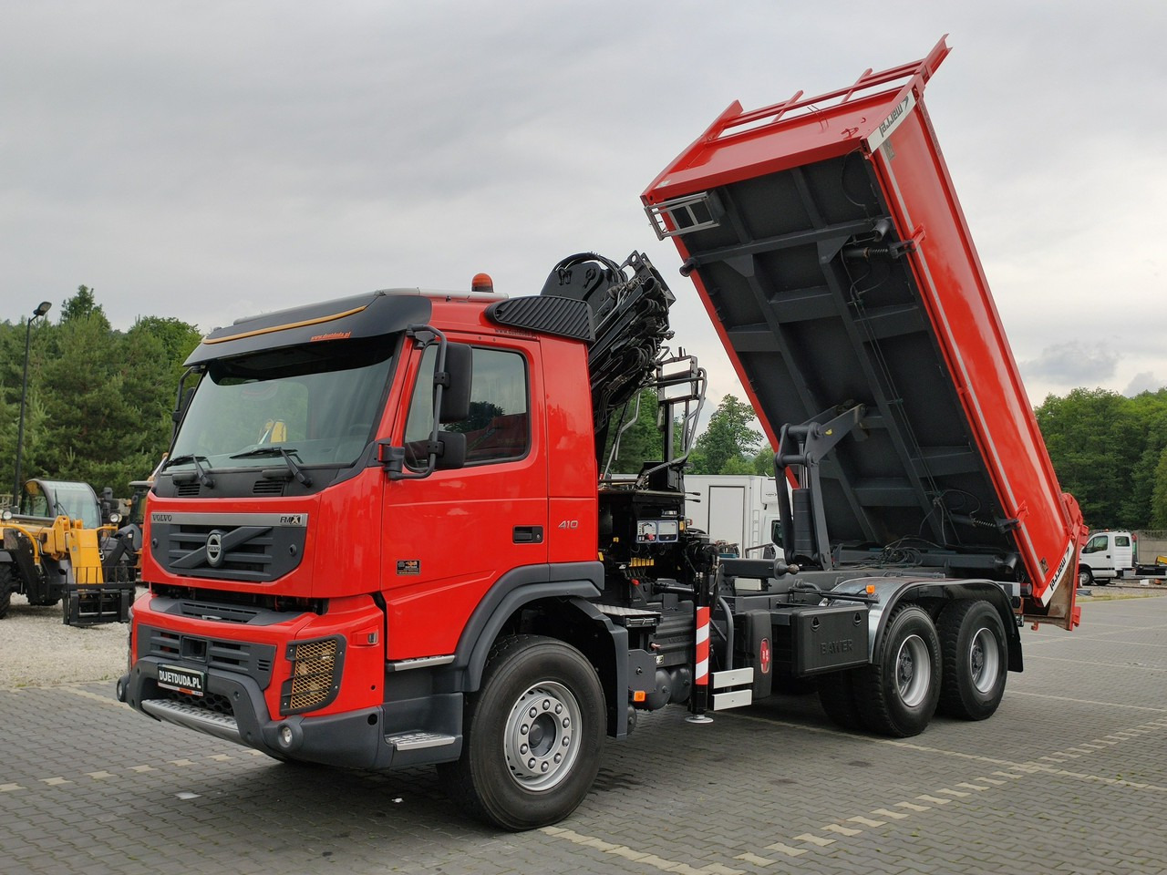 Volvo FMX 410 6x4 13L HDS Radiowy Hydroburta - Кипер, Камион со кран: слика 3 Volvo FMX 410 6x4 13L HDS Radiowy Hydroburta - Кипер, Камион со кран: слика 3