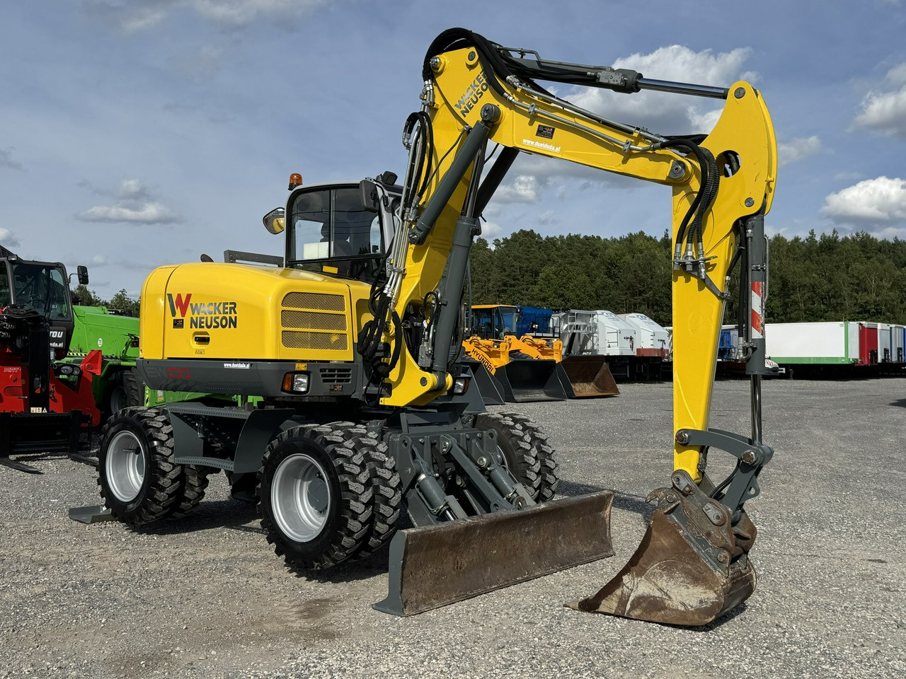 Wacker Neuson EW100 Pług + Podpory 10 ton Szybkozłącze Klimatyzacja - Багер на тркала: слика 5 Wacker Neuson EW100 Pług + Podpory 10 ton Szybkozłącze Klimatyzacja - Багер на тркала: слика 5