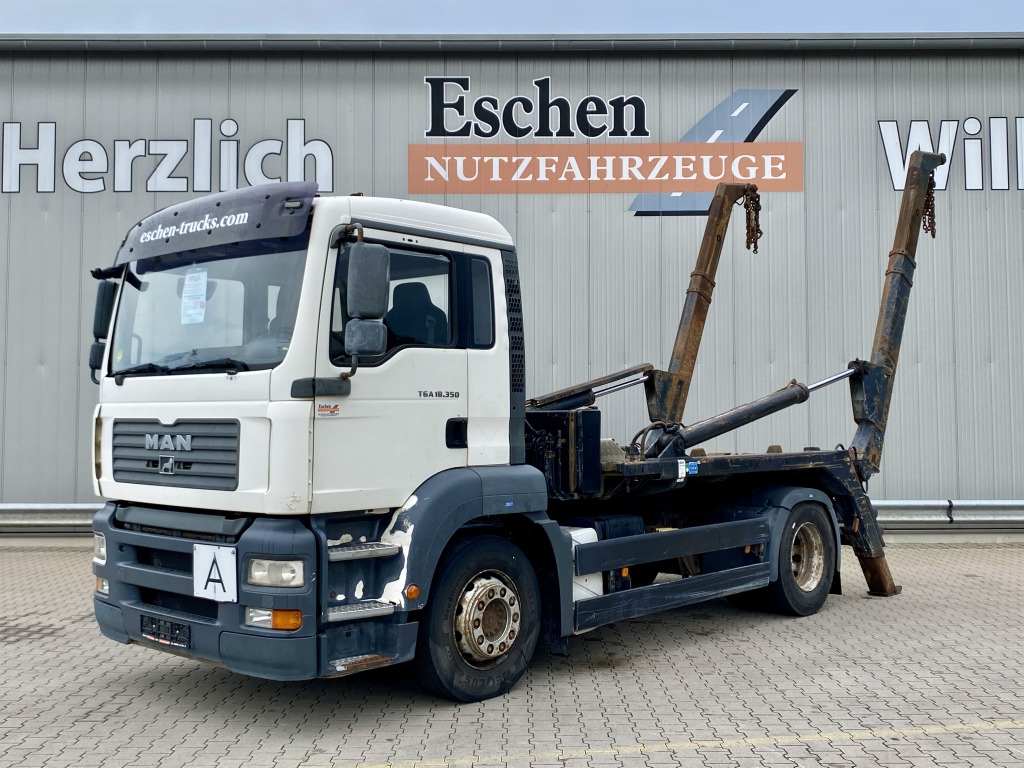 MAN TGA 18.350 4x2 BL, Meiller AK 12 Teleabsetzer - Камион за подигање контејнери: слика 1 MAN TGA 18.350 4x2 BL, Meiller AK 12 Teleabsetzer - Камион за подигање контејнери: слика 1