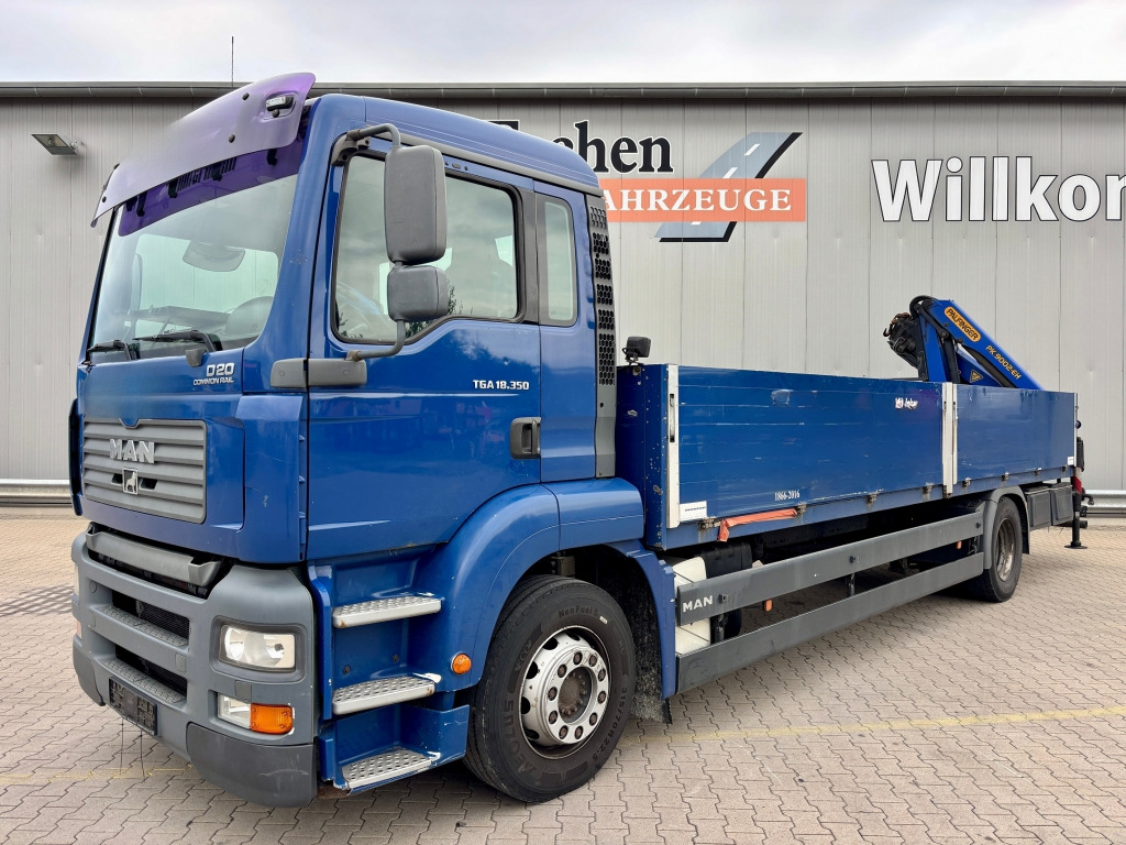 MAN TGA 18.350 4x2 LL / Palfinger PK9002 EH Kran - Камион со платформа: слика 2 MAN TGA 18.350 4x2 LL / Palfinger PK9002 EH Kran - Камион со платформа: слика 2