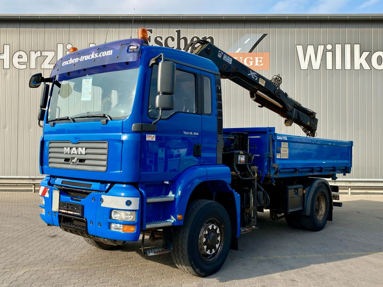MAN TGA 18.360 4x4H BL Hiab Kran*Dautel Kipper*Klima - Кипер, Камион со кран: слика 2 MAN TGA 18.360 4x4H BL Hiab Kran*Dautel Kipper*Klima - Кипер, Камион со кран: слика 2