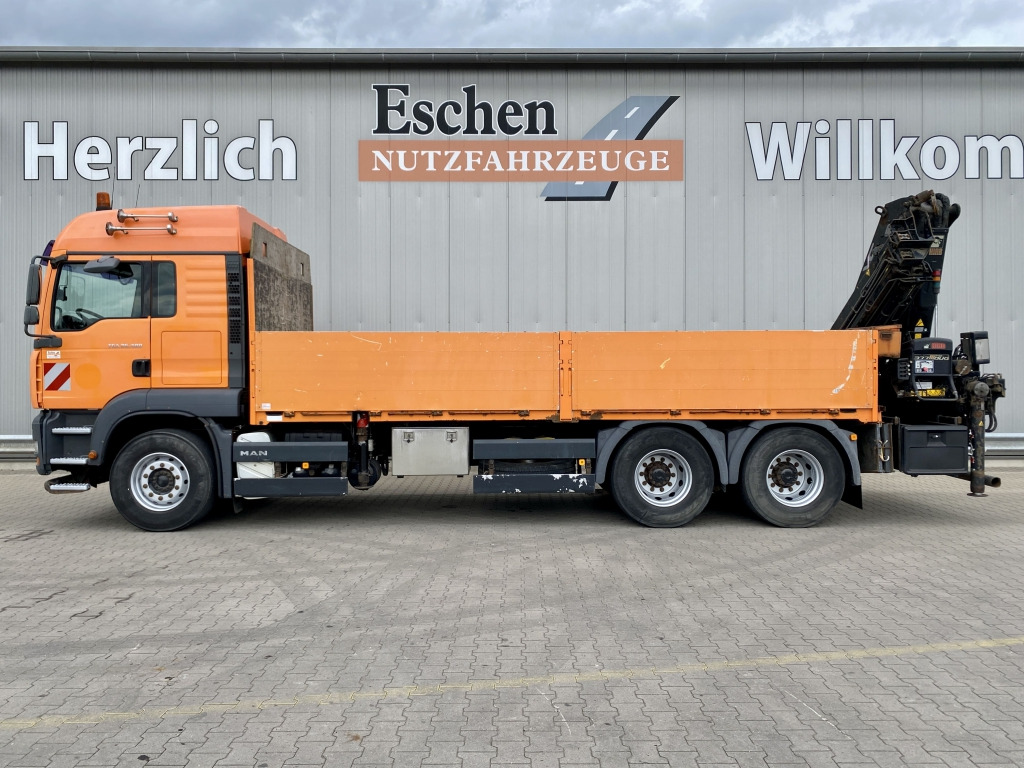 MAN TGA 26.480 6x4 BL / HIAB 377 EP-4 Faltkran - Камион со платформа, Камион со кран: слика 2 MAN TGA 26.480 6x4 BL / HIAB 377 EP-4 Faltkran - Камион со платформа, Камион со кран: слика 2