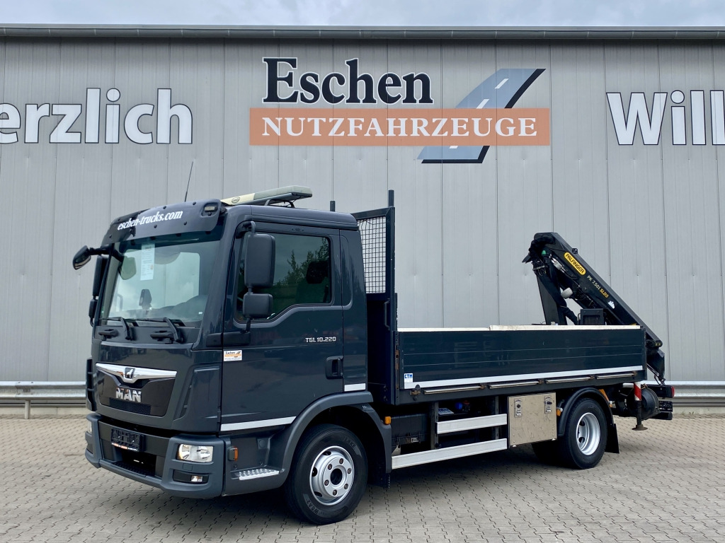 MAN TGL 10.220 4x2 BB / Palfinger PK 7.501 Kran - Камион со платформа, Камион со кран: слика 1 MAN TGL 10.220 4x2 BB / Palfinger PK 7.501 Kran - Камион со платформа, Камион со кран: слика 1