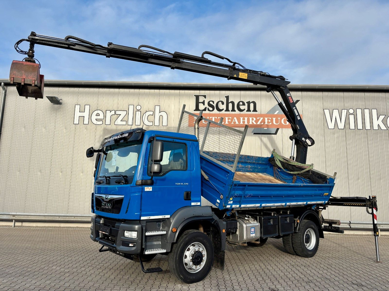 MAN TGM 18.320 4x4 BB | TÜV NEU*HIAB XHIDUO 138*FUNK - Кипер, Камион со кран: слика 1 MAN TGM 18.320 4x4 BB | TÜV NEU*HIAB XHIDUO 138*FUNK - Кипер, Камион со кран: слика 1