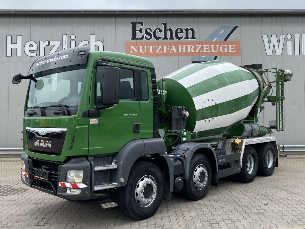 MAN TGS 32.360 8x4 BB / 9 m³ Stetter-Aufbau - Камион миксер за бетон: слика 1 MAN TGS 32.360 8x4 BB / 9 m³ Stetter-Aufbau - Камион миксер за бетон: слика 1