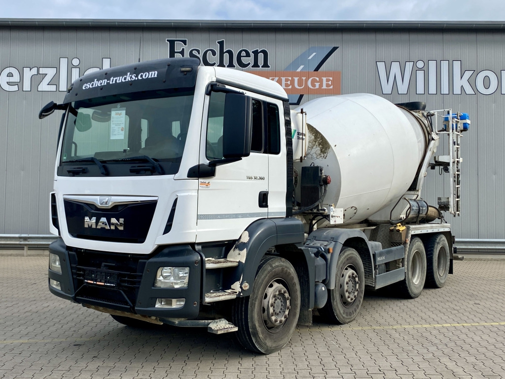 MAN TGS 32.360 8x4 BB / 9 m³ Stetter-Aufbau - Камион миксер за бетон: слика 1 MAN TGS 32.360 8x4 BB / 9 m³ Stetter-Aufbau - Камион миксер за бетон: слика 1