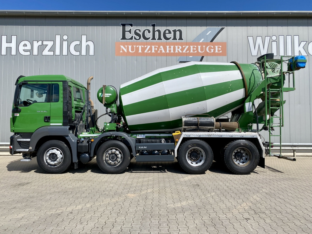 MAN TGS 32.360 8x4 BB / 9 m³ Stetter-Aufbau - Камион миксер за бетон: слика 2 MAN TGS 32.360 8x4 BB / 9 m³ Stetter-Aufbau - Камион миксер за бетон: слика 2