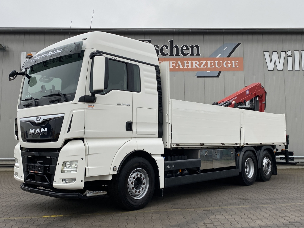 MAN TGX 26.500 6x2-4 LL / HMF 2110 L-MC Kran - Камион со платформа, Камион со кран: слика 1 MAN TGX 26.500 6x2-4 LL / HMF 2110 L-MC Kran - Камион со платформа, Камион со кран: слика 1