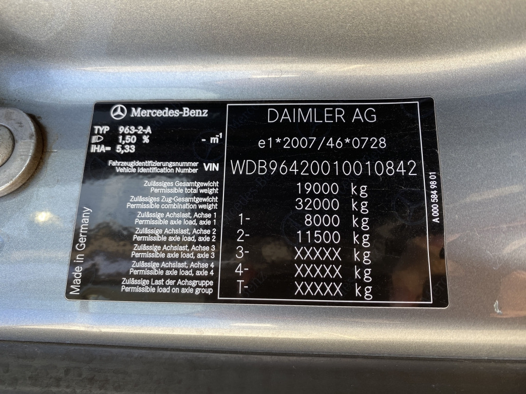 Mercedes-Benz 1832 4x2 / Fassi Kran - Кипер, Камион со кран: слика 4 Mercedes-Benz 1832 4x2 / Fassi Kran - Кипер, Камион со кран: слика 4